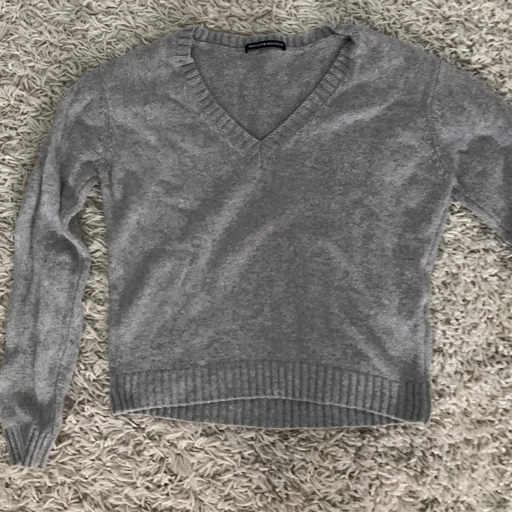 Brandy Melville grey wool sweater